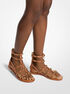 michael kors noa studded suede gladiator sandal