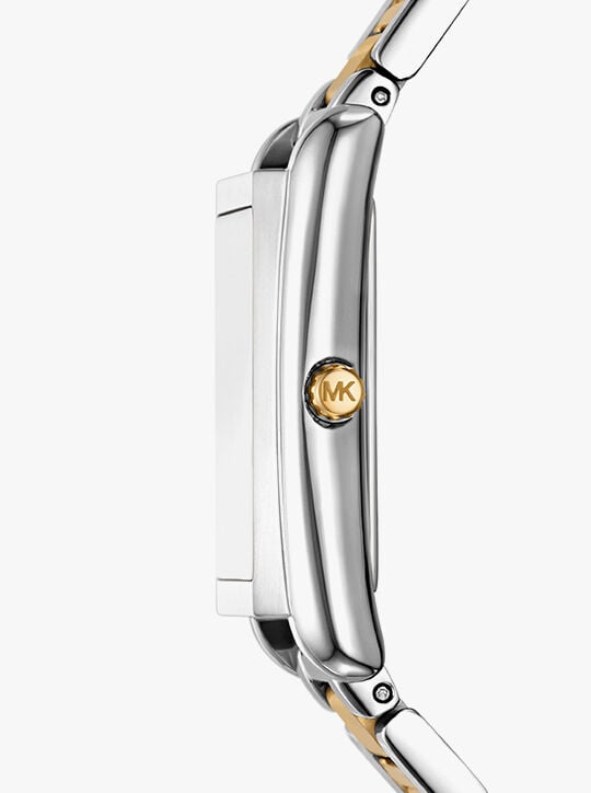 michael kors essex two tone watch