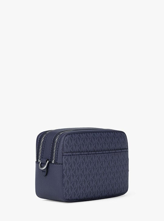 michael kors bryant medium signature logo camera crossbody bag