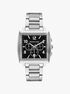 Oversized Rhys Silver-Tone Watch michael kors oversized rhys silver tone watch