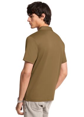michael kors embroidered logo cotton polo shirt