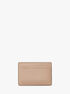michael kors حافظة بطاقات من الجلد المحبب