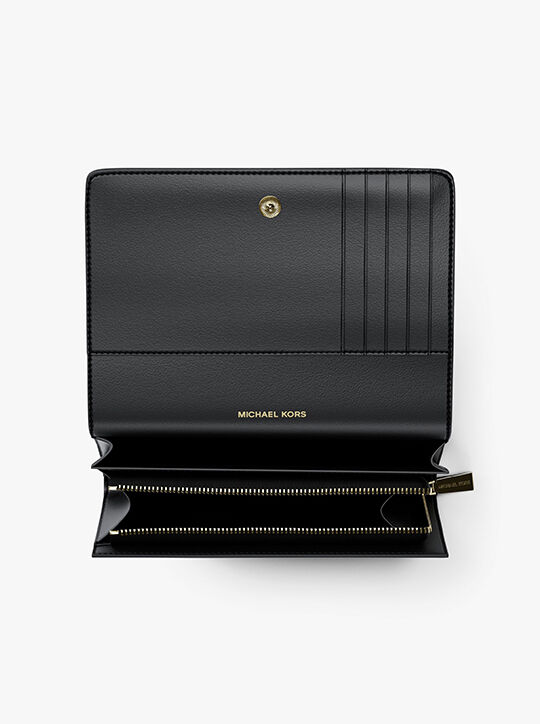 محفظة جيت سيت كبيرة من الجلد المحبب michael kors محفظة جيت سيت كبيرة من الجلد المحبب