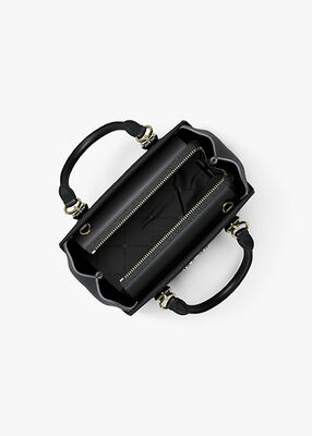 michael kors marilyn small leather satchel