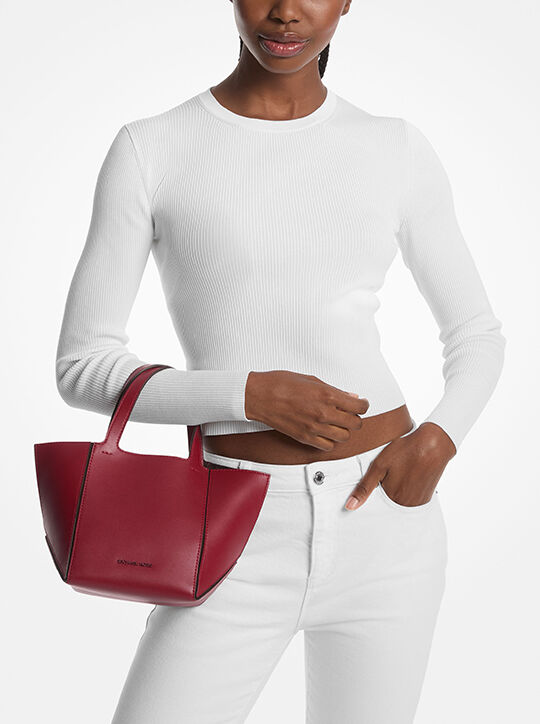 حقيبة جوردي جلدية صغيرة michael kors حقيبة جوردي جلدية صغيرة