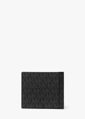 michael kors hudson signature logo billfold wallet