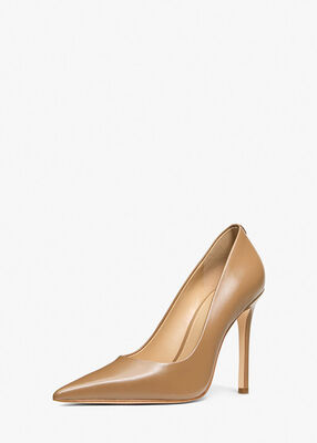 michael kors elyse leather pump