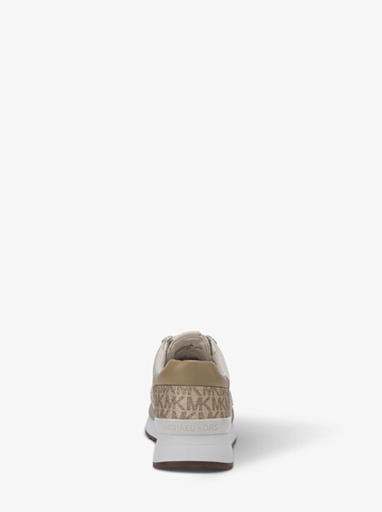 Allie Signature Logo Trainers michael kors allie signature logo trainers
