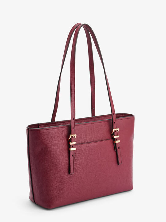 Quinn Medium Pebbled Leather Tote Bag michael kors quinn medium pebbled leather tote bag