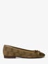 Piper Flex Logo Stitched Suede michael kors piper flex logo stitched suede