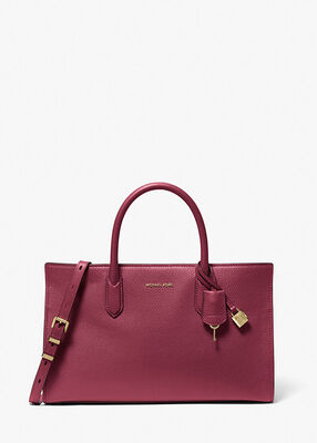 michael kors حقيبة سكارليت الجلدية متوسطة الحجم