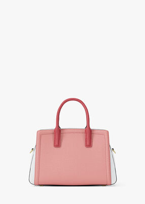 michael kors laila extra small color block leather crossbody bag