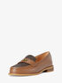Lex Leather and Signature Logo Loafer michael kors lex leather and signature logo loafer