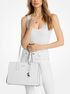 Laila Medium Leather Tote Bag michael kors laila medium leather tote bag