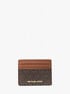 Jet Set Travel Large Logo and Leather Card Case michael kors jet set travel large logo and leather card case