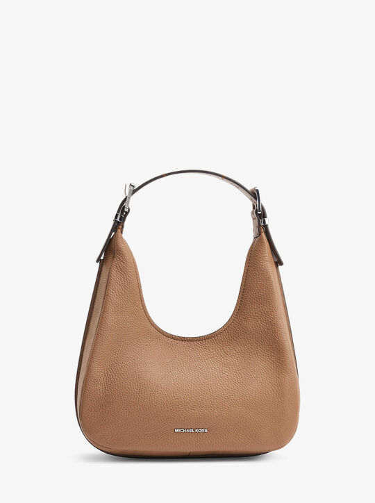 michael kors nolita small pebbled leather hobo shoulder bag