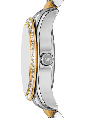 michael kors mini lexington pav  two tone watch