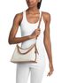 michael kors sammy medium signature logo convertible shoulder bag