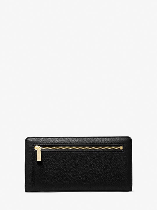 Bryant Large Pebbled Leather Snap-Front Wallet michael kors bryant large pebbled leather snap front wallet