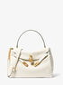 michael kors hamilton moderne large textured leather slouchy satchel