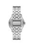 michael kors oversized wolfe silver tone watch and bracelet set