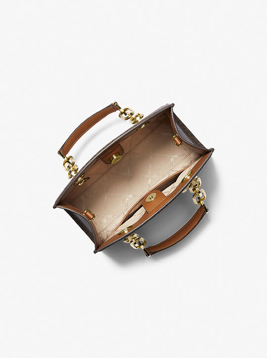 michael kors حقيبة سينثيا الصغيرة المزينة بشعار الماركة