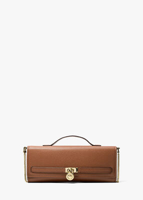 michael kors hamilton moderne medium leather convertible clutch