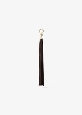 michael kors suede tassel bag charm