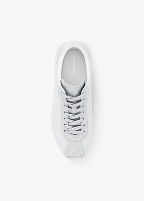 michael kors حذاء تريفور الرياضي المصنوع من الجلد والحبل