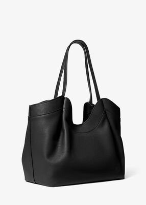 michael kors nolita large pebbled leather tote bag