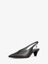 Tonya Leather Slingback Pump michael kors tonya leather slingback pump
