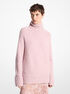 Cashmere and Silk Bouclé Turtleneck Sweater michael kors cashmere and silk boucl turtleneck sweater