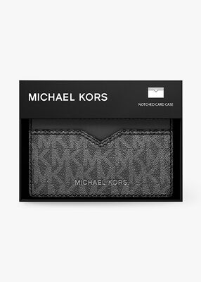 michael kors hudson logo card case