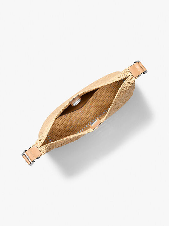 michael kors حقيبة كتف نوليتا كبيرة من الكروشيه