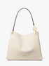michael kors christina large signature logo shoulder bag