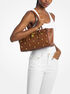 michael kors hamilton moderne small studded leather satchel