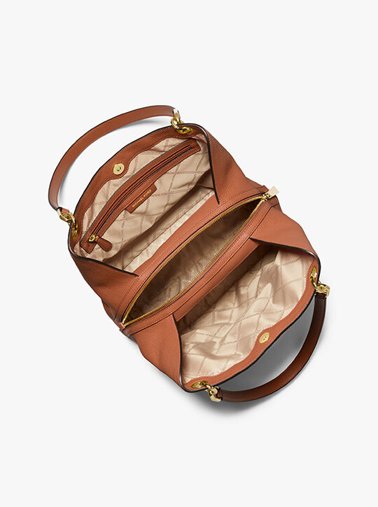 michael kors kensington large pebbled leather tote bag