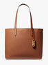 Eliza Extra-Large Pebbled Leather Reversible Tote Bag michael kors eliza extra large pebbled leather reversible tote bag