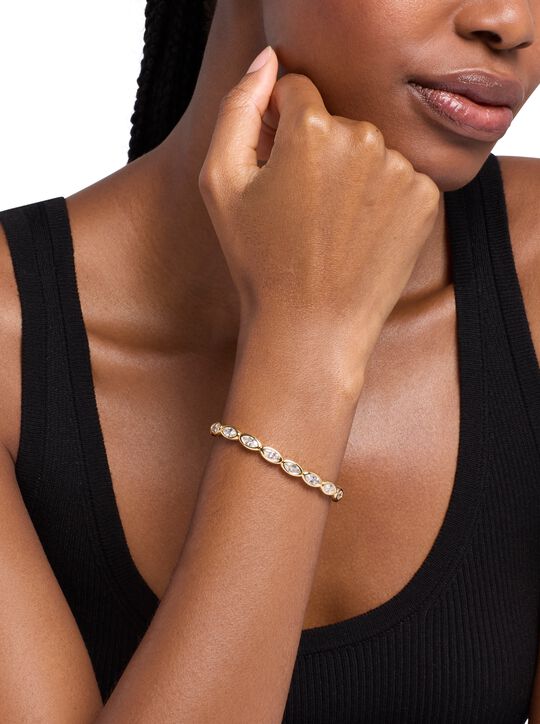 michael kors marquise stone tennis bracelet