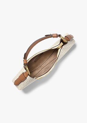 michael kors koa medium signature logo shoulder bag