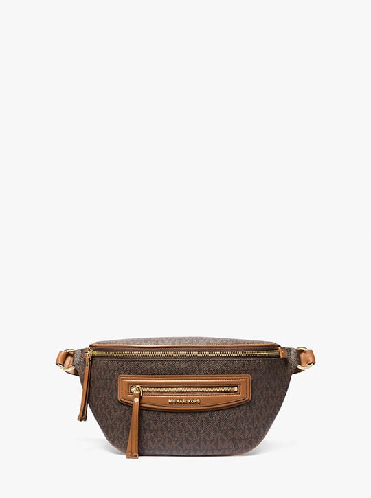 Jet Set Travel Medium Signature Logo Sling Pack michael kors jet set travel medium signature logo sling pack