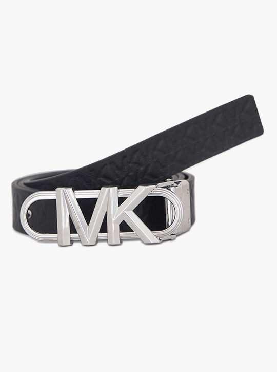 michael kors reversible logo belt