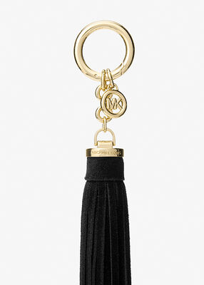 michael kors suede tassel bag charm