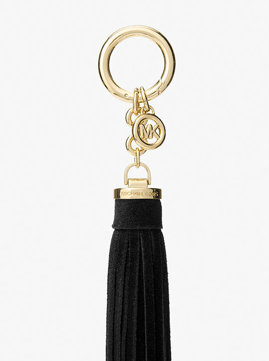 michael kors suede tassel bag charm