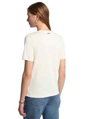 michael kors sequined cotton t shirt