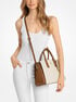 Laila Medium Signature Logo Satchel michael kors laila medium signature logo satchel