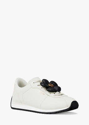 michael kors rhodes floral embellished trainer