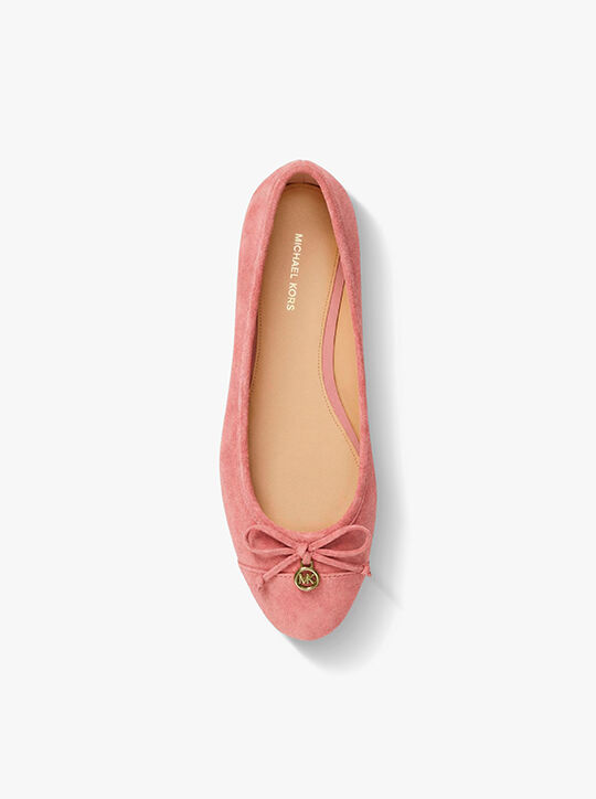 michael kors piper flex suede ballet flat