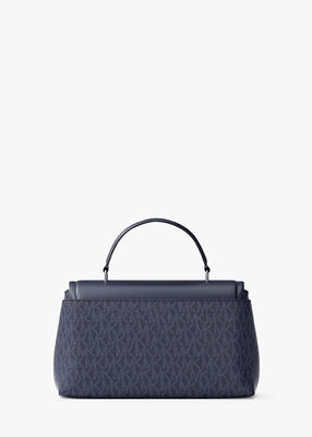 michael kors tribeca extra small signature logo satchel