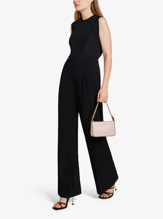 michael kors leather chain wallet